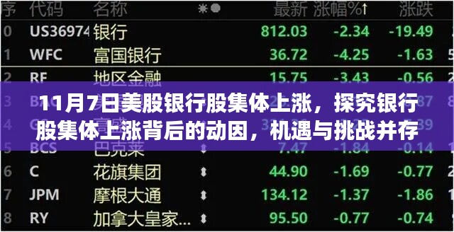11月7日美股银行股集体上涨，机遇与挑战并存的动因探究