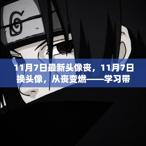 从丧变燃，学习带来的自信与成就感——11月7日最新头像更换