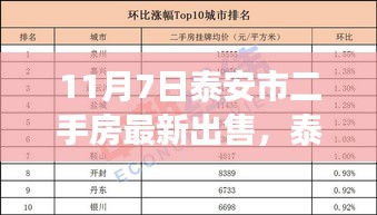 泰安二手房市场最新动态解析，最新出售房源深度解析及购房建议（11月7日）