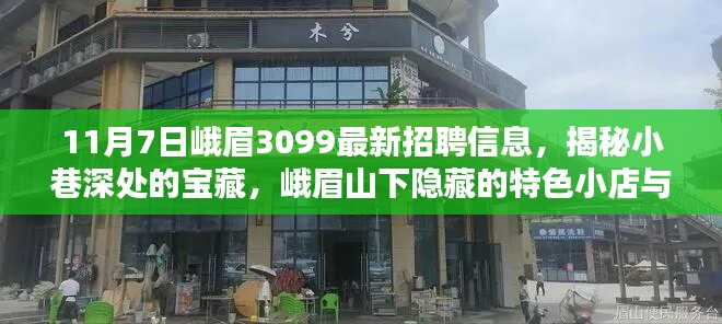 峨眉山下宝藏小店揭秘与最新招聘信息发布，探寻特色小店，把握就业机会