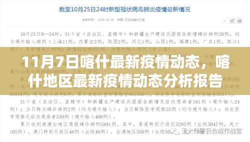 截至11月7日，喀什地区最新疫情动态分析报告