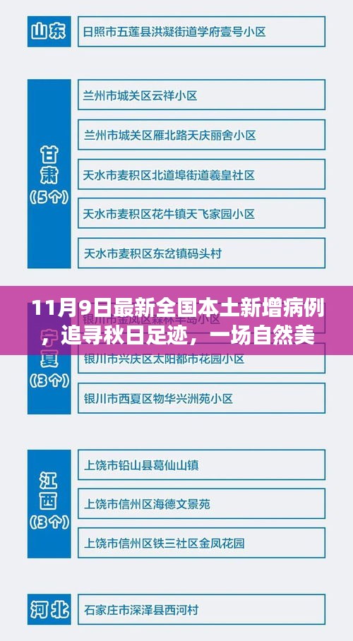 秋日抗疫之旅，最新本土病例与追寻自然美景的心灵之旅（全国数据更新）