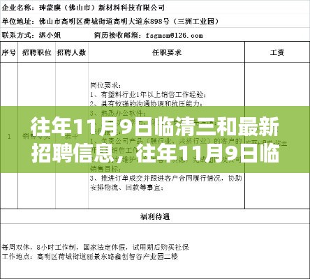 临清三和最新招聘信息及获取全攻略，求职全步骤详解