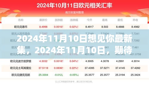 想见你最新集深度解析，期待与你相见，2024年11月10日