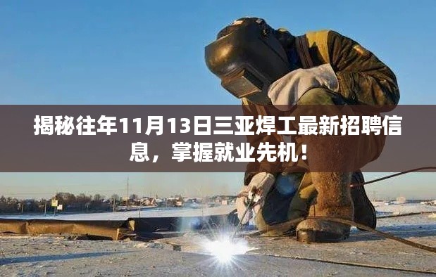 揭秘往年11月13日三亚焊工最新招聘信息，掌握就业先机！