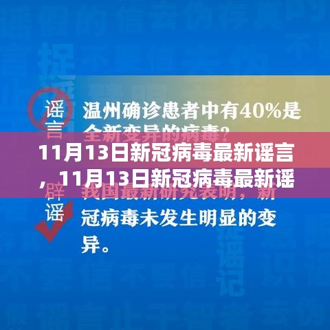 11月13日新冠病毒最新谣言深度测评与介绍