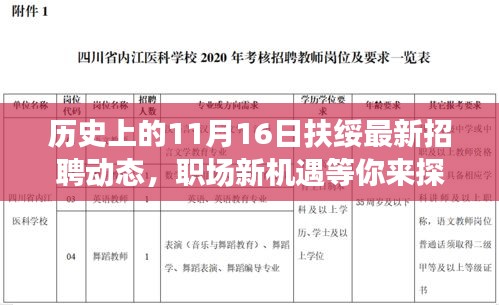 历史上的11月16日扶绥最新招聘动态，职场新机遇等你来探索！