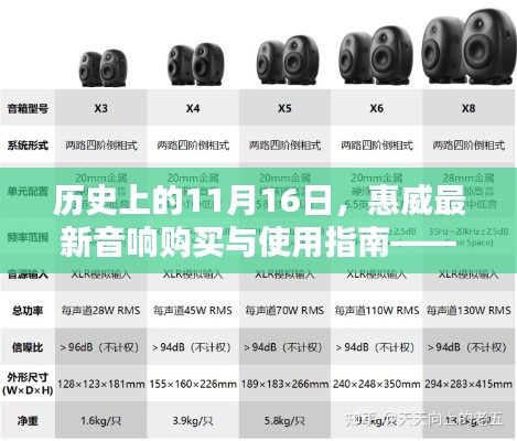 历史上的11月16日，惠威最新音响购买与使用指南——适合初学者与进阶用户参考