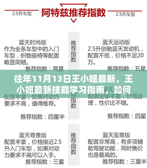 往年11月13日王小妞最新，王小妞最新技能学习指南，如何跟随往年11月13日王小妞的最新步伐，轻松完成进阶任务