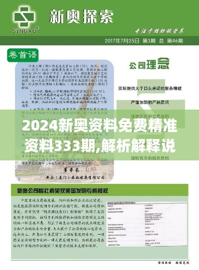 2024新奥资料免费精准资料333期,解析解释说法_方案版ZMS11.13