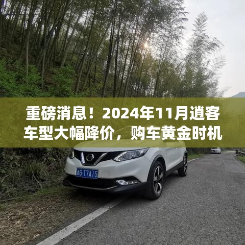 重磅消息！2024年11月逍客车型大幅降价，购车黄金时机来临！