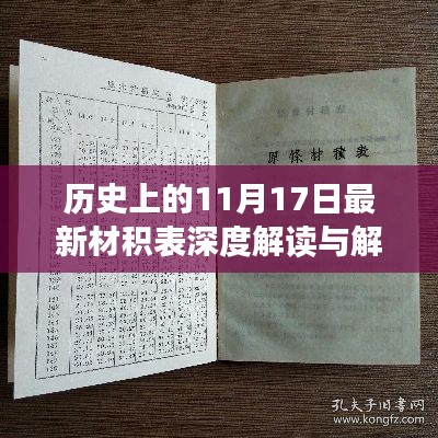 历史上的11月17日最新材积表深度解读与解析