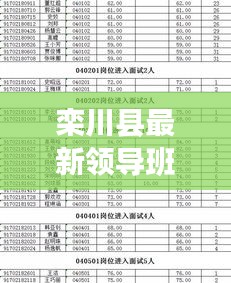 栾川县最新领导班子成员名单及概览（最新更新，11月）