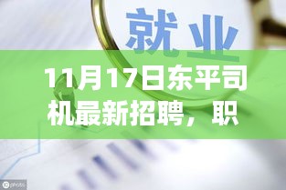 11月17日东平司机最新招聘，职业发展的理想选择