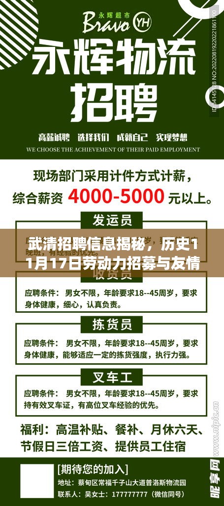 武清招聘信息揭秘，历史11月17日劳动力招募与友情奇遇的武清故事