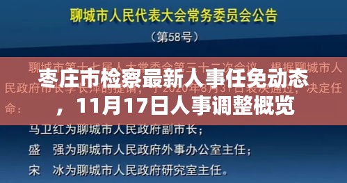 枣庄市检察最新人事任免动态，11月17日人事调整概览