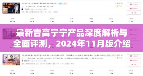 最新吉高宁宁产品深度解析与全面评测，2024年11月版介绍