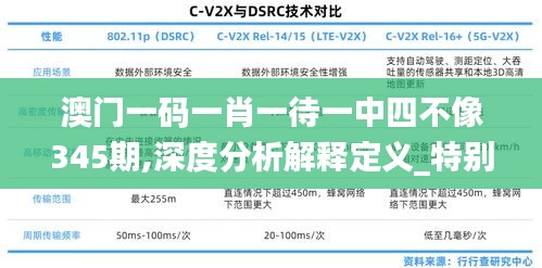 澳门一码一肖一待一中四不像345期,深度分析解释定义_特别版8.441