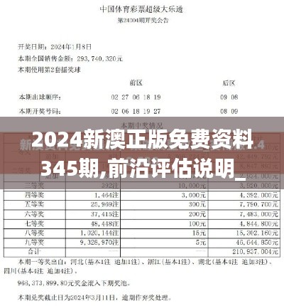 2024新澳正版免费资料345期,前沿评估说明_探索版8.347