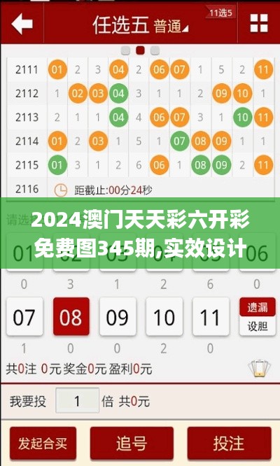 2024澳门天天彩六开彩免费图345期,实效设计解析策略_MR8.223