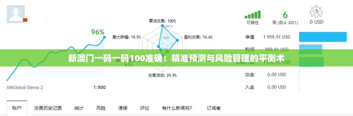 新澳门一码一码100准确：精准预测与风险管理的平衡术