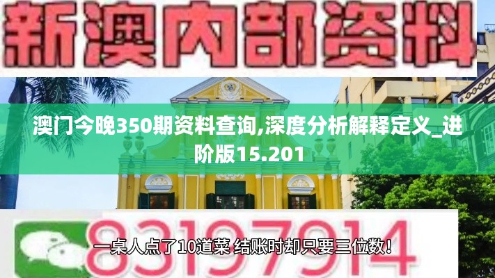 澳门今晚350期资料查询,深度分析解释定义_进阶版15.201