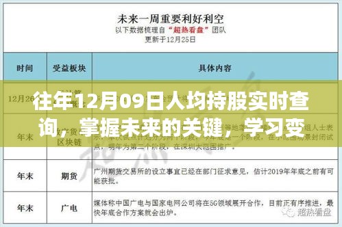 历年12月09日人均持股实时查询，洞悉未来，自信闪耀的启示之路