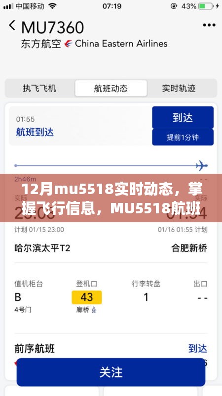 MU5518航班12月实时动态查询指南，掌握飞行信息