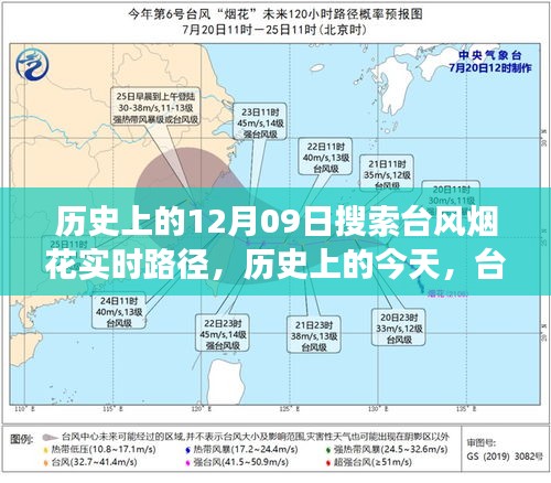 历史上的今天，台风烟花背后的励志故事与变化的力量——实时路径追踪报道