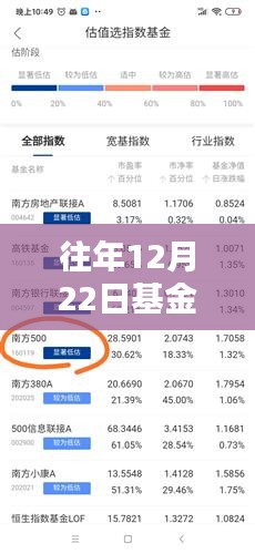 往年12月22日基金实时估值深度解析，含义、影响与全面理解